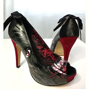Iron Fist Wolfbeater Platform Stilleto Heel Shoes